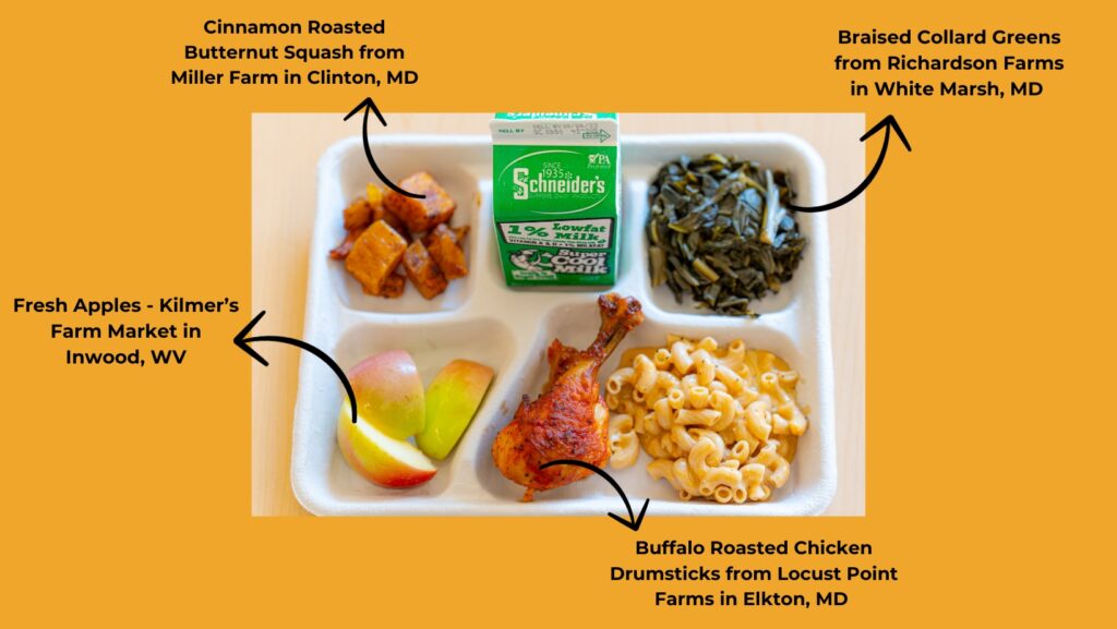 DCCK healthy school foods lunch