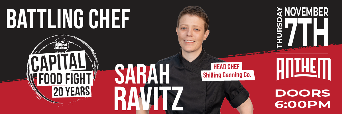 Capital Food Fight 2024 competitor Chef Sarah Ravitz