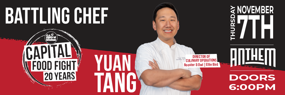 Capital Food Fight 2024 competitor Chef Yuan Tang