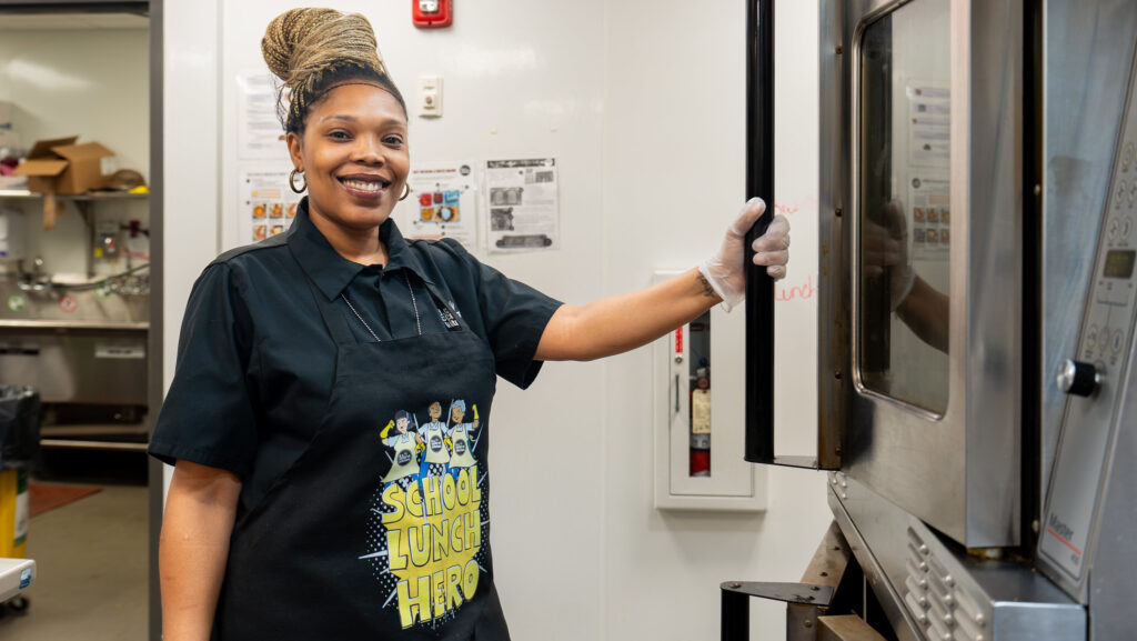 Healthy School Foods worker