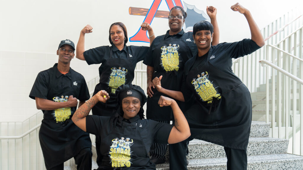 Anacostia High School Healthy School Food workers