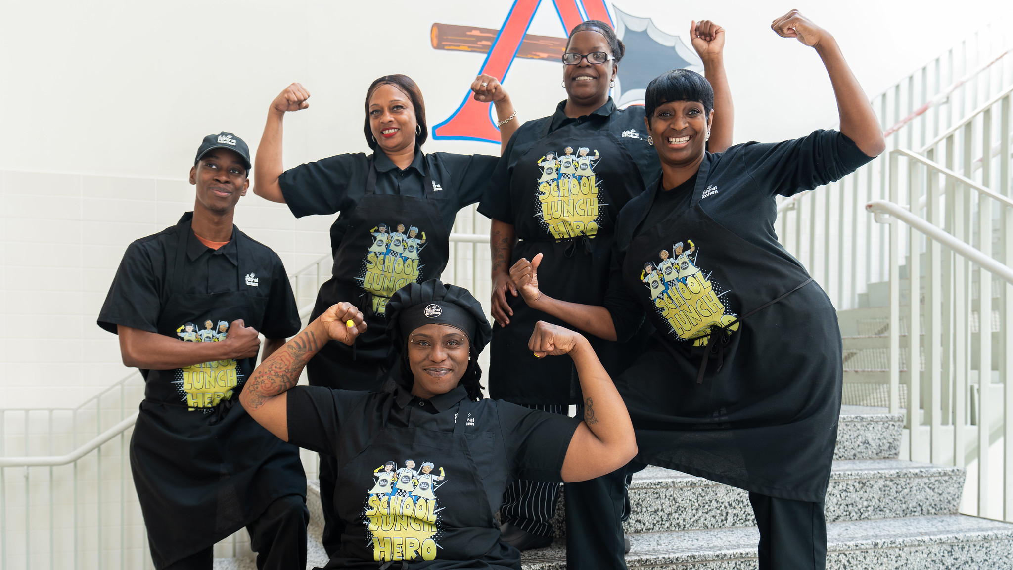 Anacostia High School Healthy School Food workers