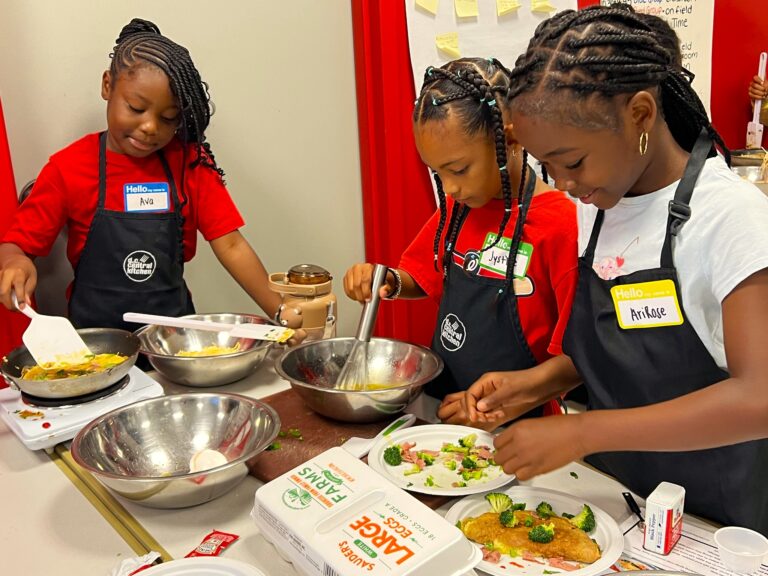 Nationals Youth Baseball Academy campers participating in their Summer 2025 Cookoff