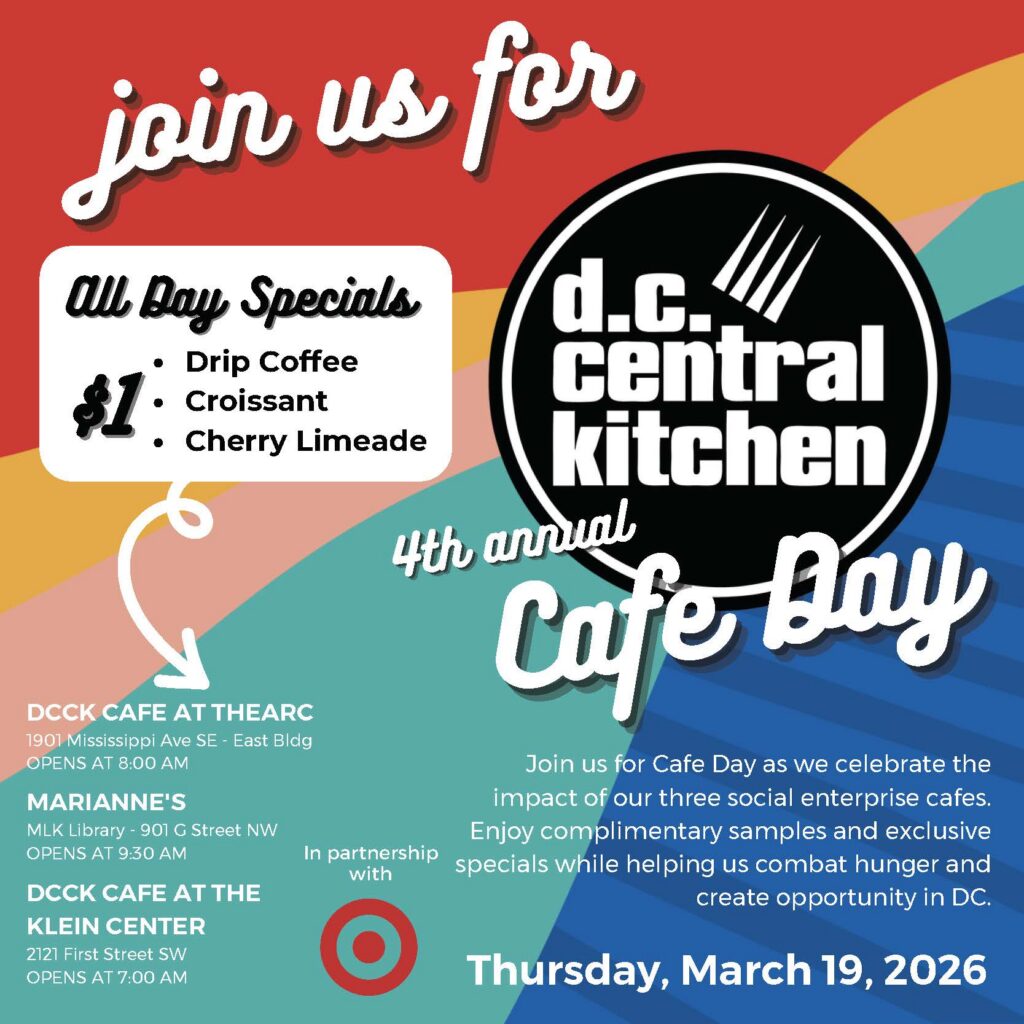 DC Central Kitchen Cafe Day 2026 art