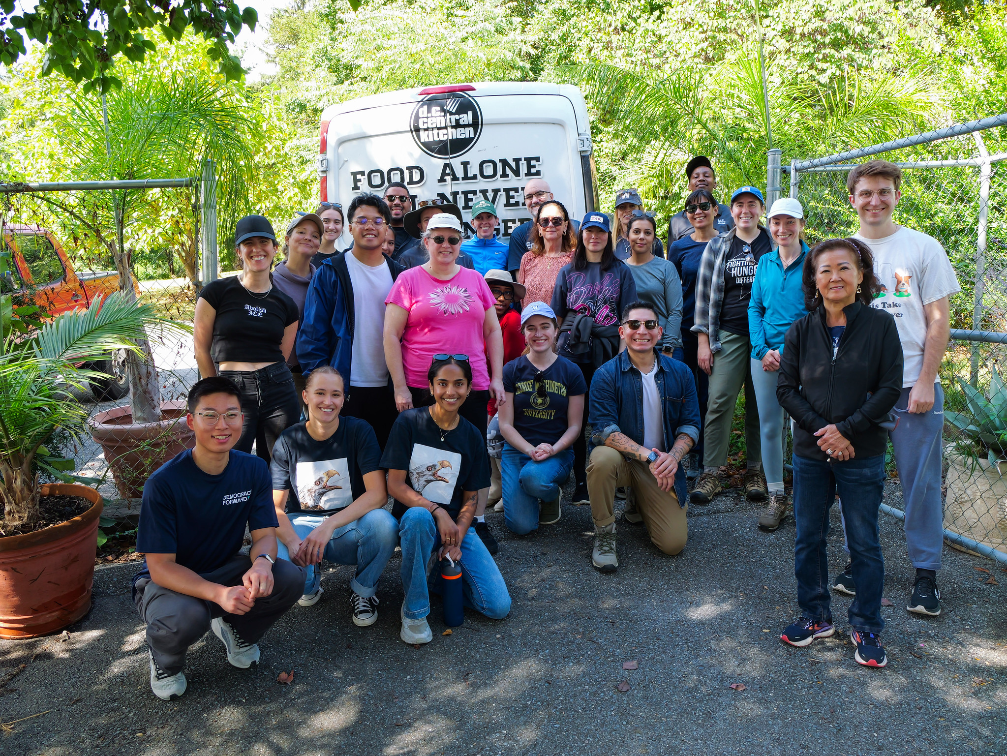 DC Central Kitchen gleaning volunteers