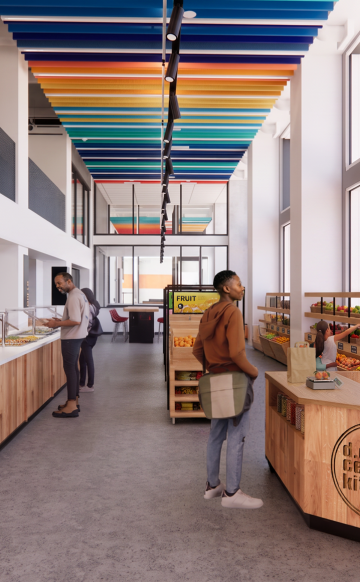 Rendering of DC Central Kitchen's Klein Center expansion