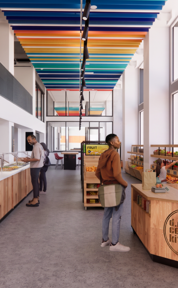 Rendering of DC Central Kitchen's Klein Center expansion